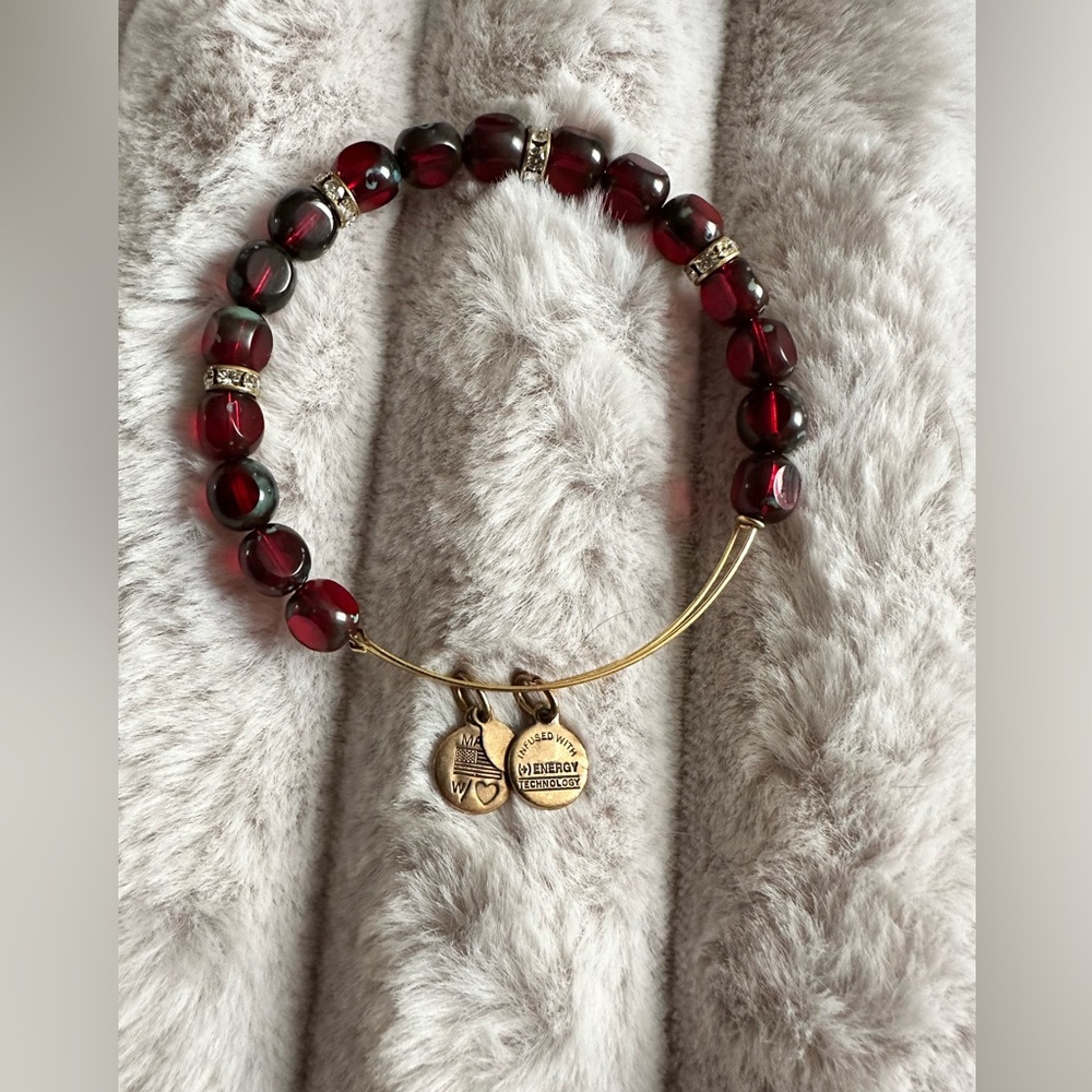 ALEX -n- ANI Jewelry Crimson Red Eden Bracelet